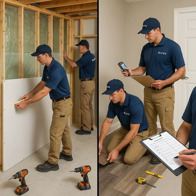 Repairs and Reconstruction process in West Union, WV